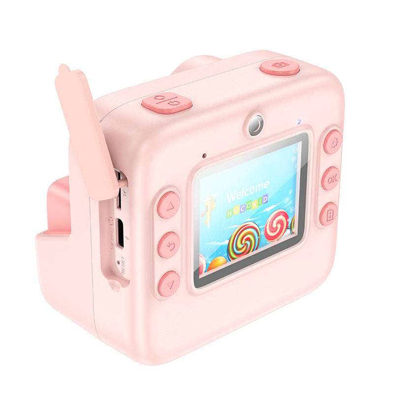 Hoco DV200 Dual Lens Children Printing Camera (Pink, Orange Color) Hoco DV200 Dual Lens Children Printing Camera (Pink, Orange Color)
